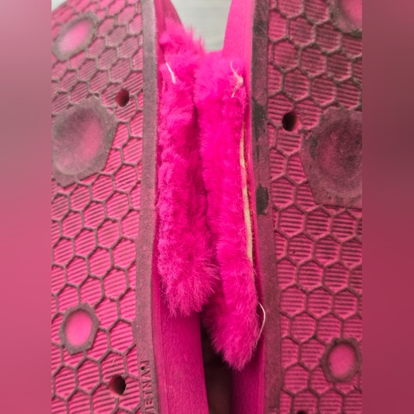 Puma X Fenty By Rihanna Bright Pink Slippers With Dust Bag Lougewear Cozy Sz 40 - Picture 12 of 13